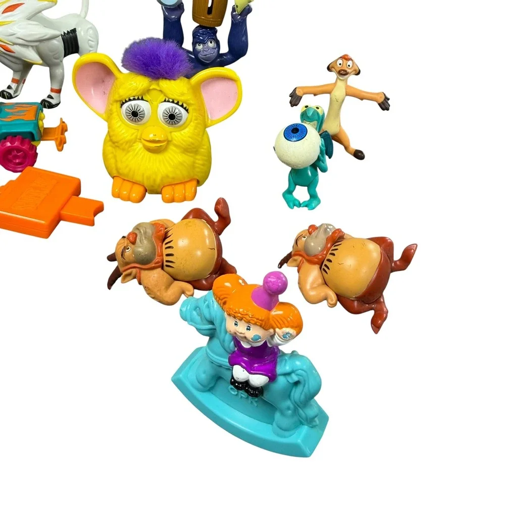 Vintage‎ Toy Lot McDonald's Furby Lion King Taz Pokemon King of the Hill Figures